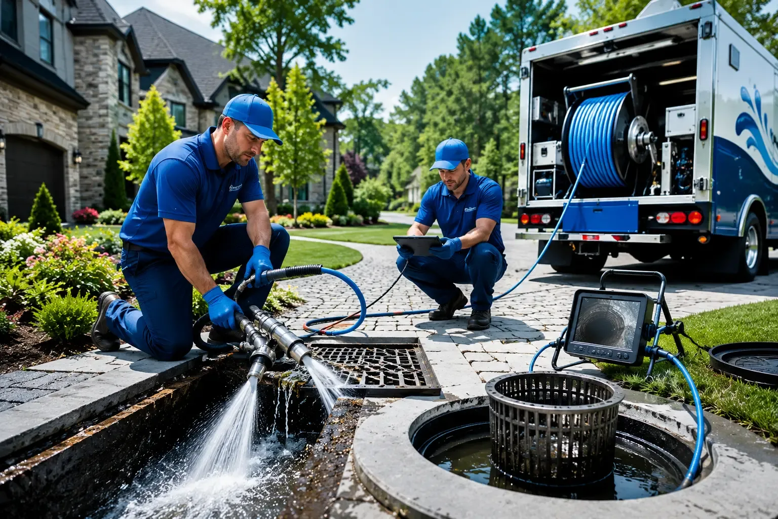 Local outdoor drain cleaning professionals in Clayton, IL